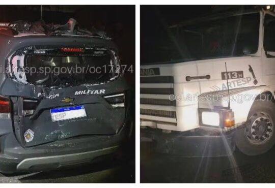 Pms rodoviarios feridos na imigrantes