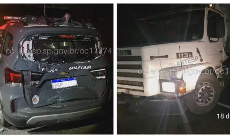 Pms rodoviarios feridos na imigrantes