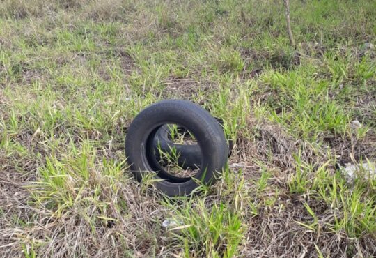 Pneu descartado indaiatuba