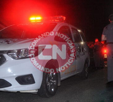Policia militar acidente rua para cidade nova