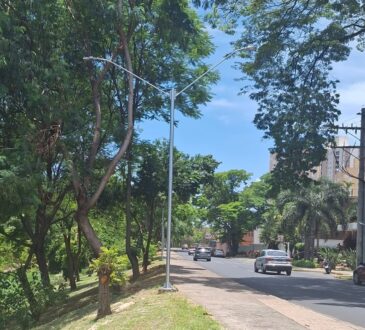 Ruas das primaveras lampa led secom