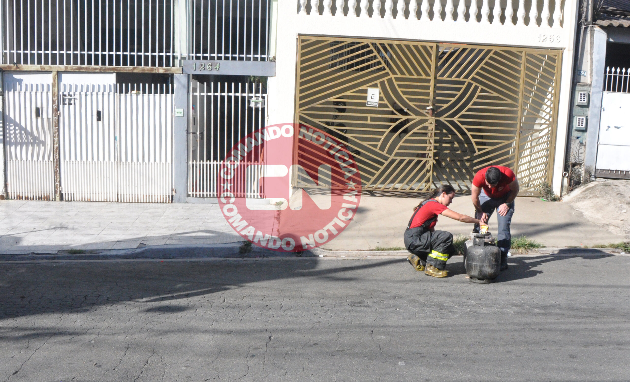 Bombeiros bonato e sgt mulher