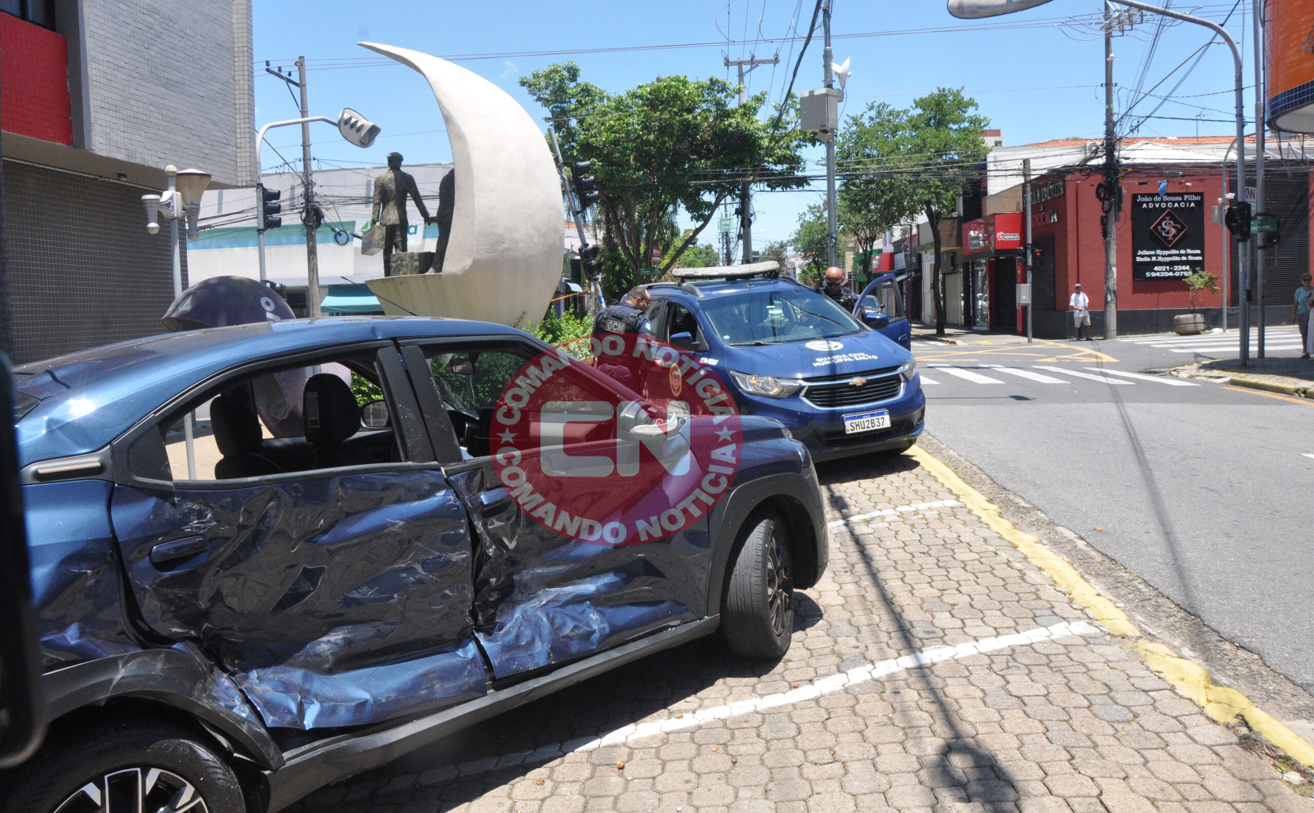 ColisÃo ambulancia salto