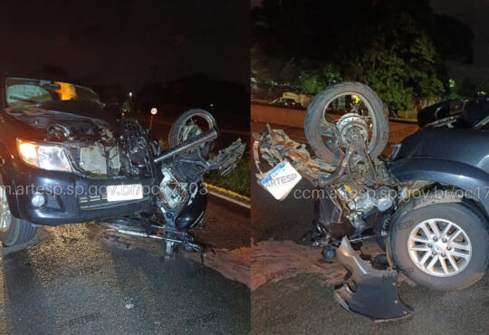 ColisÂo paulinia mata um e outro grave