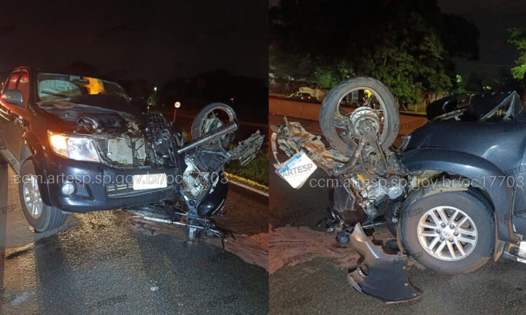 ColisÂo paulinia mata um e outro grave