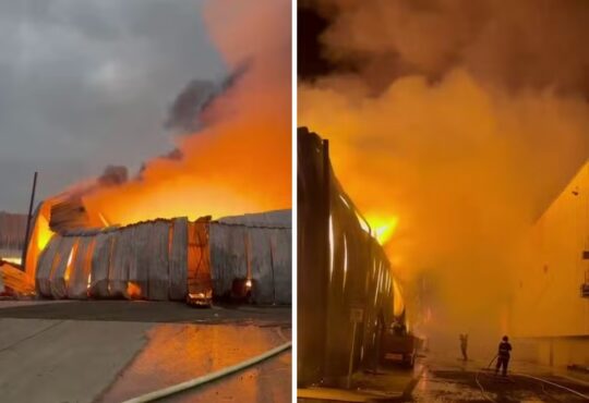 Fogo em fabrica de produtos para pet monte mor