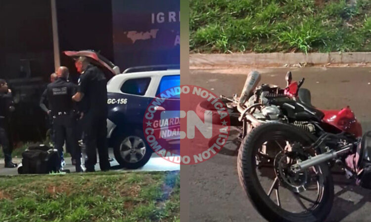 Fuga apos empinar moto indaiatuba