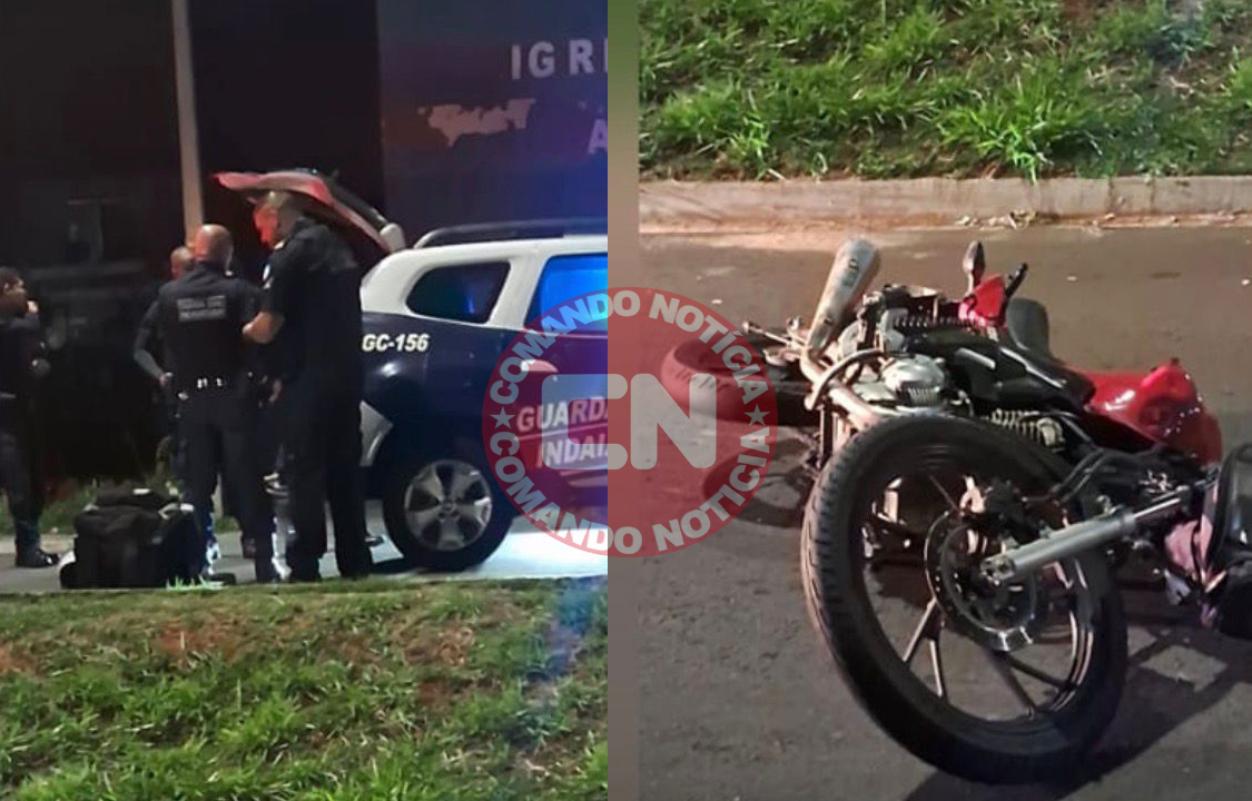 Fuga apos empinar moto indaiatuba