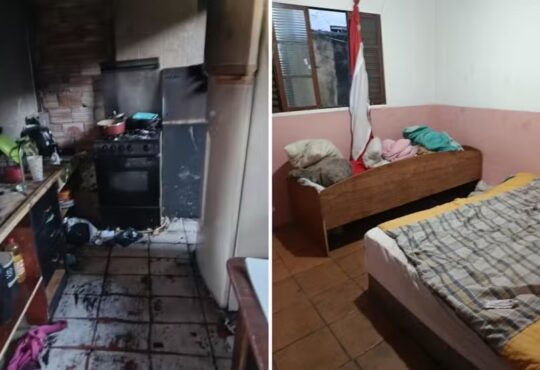 Homem taca fogo em casa cabreúva