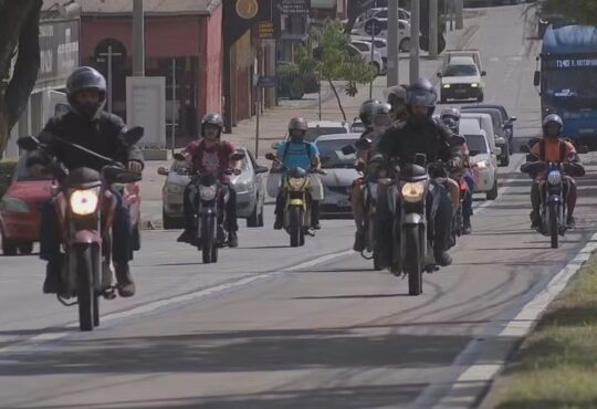 Moto proibido faixa brt sorocaba tv tem