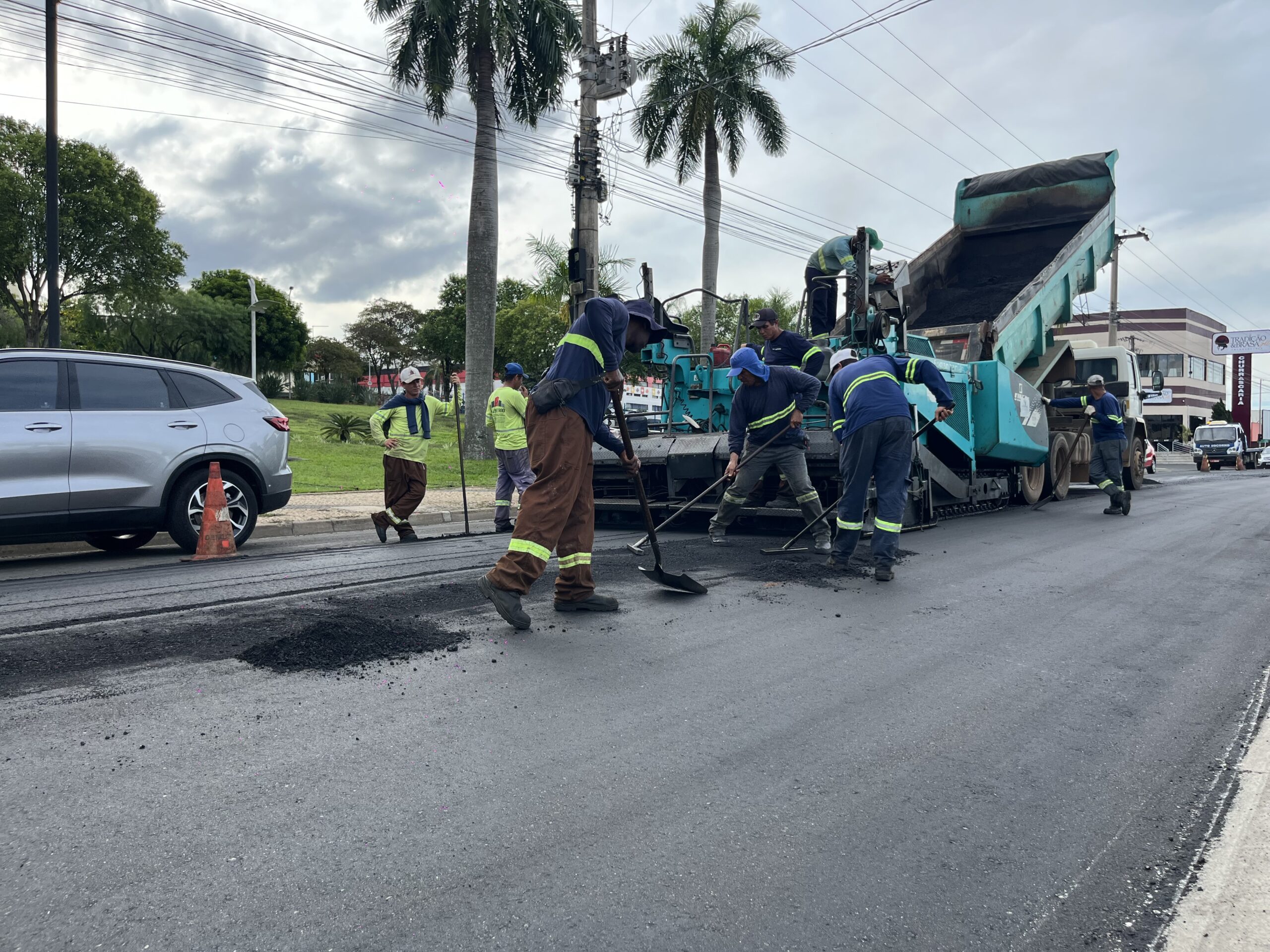 Obras afalto prefeitura indaiatuba