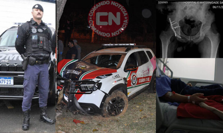 Perseguicao termina batida vtr em salto gcm torzato