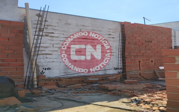 Parede desaba e acerta trabalhador em indaiatuba