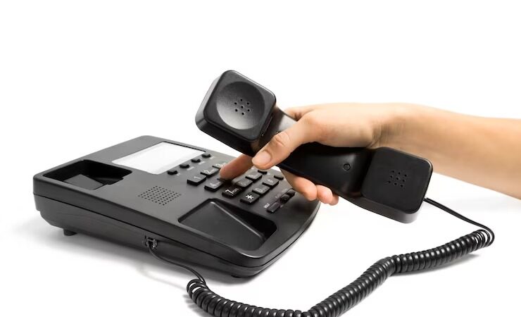 Telefone fixo freepik