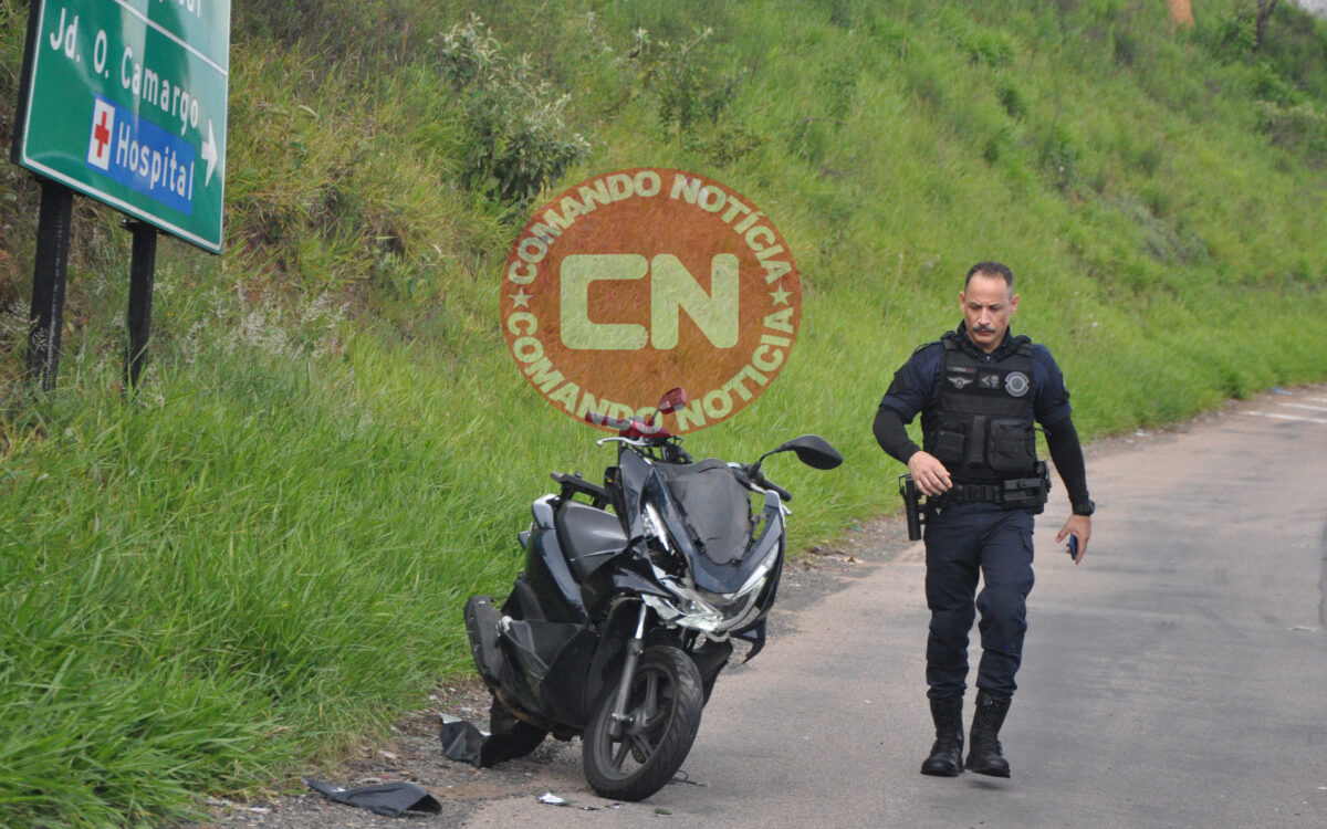 Acidente moto trevo unilever