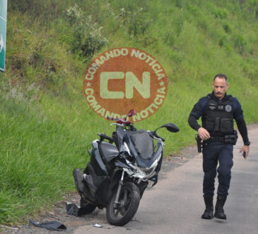 Acidente moto trevo unilever