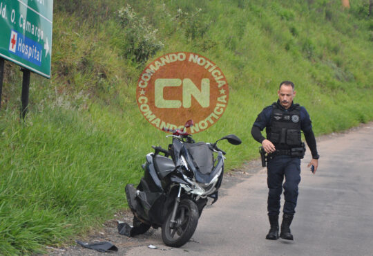 Acidente moto trevo unilever