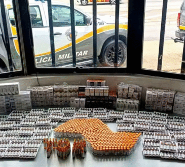 Ampolas pegas em itu pela pm rodoviaria