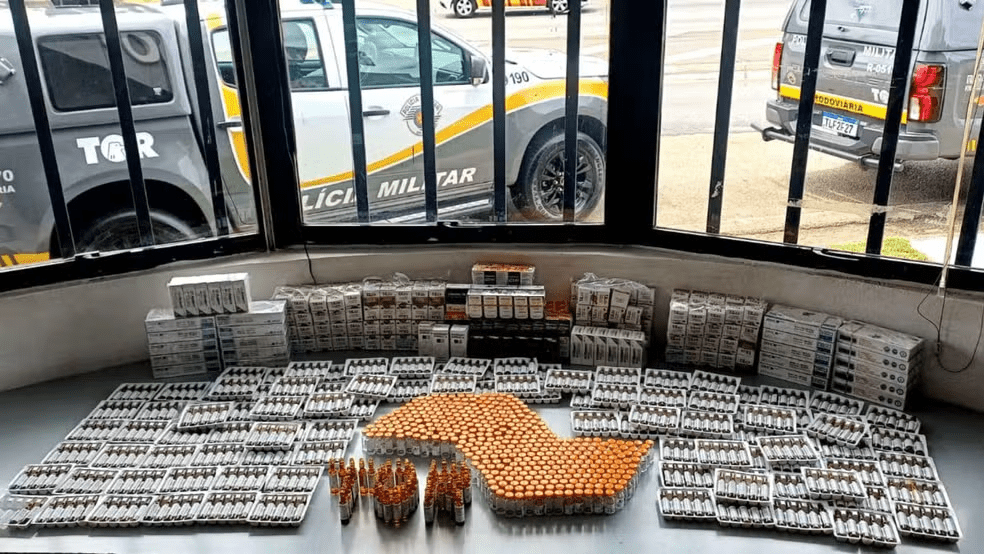 Ampolas pegas em itu pela pm rodoviaria