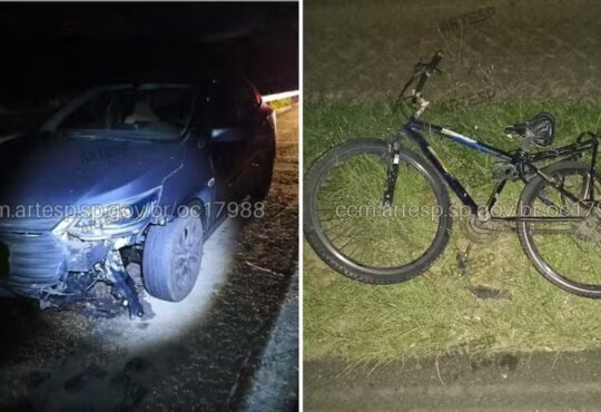 Atropelameto ciclista itu