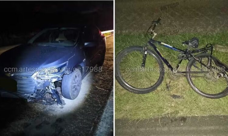 Atropelameto ciclista itu