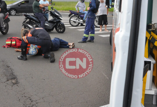 ColisÃo duas motos uniÃo