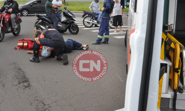 ColisÃo duas motos uniÃo