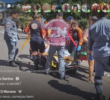 ColisÃo moto e carro martinho lutero