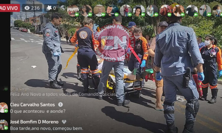 ColisÃo moto e carro martinho lutero