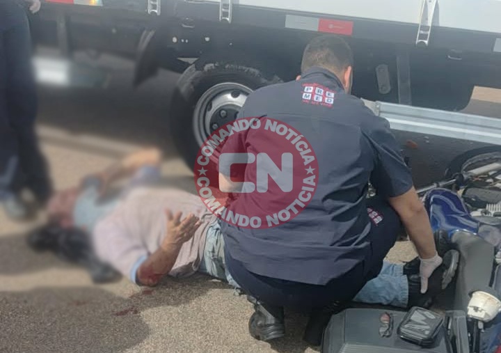 ColisÂo moto e utilitario rodoviÁria 1