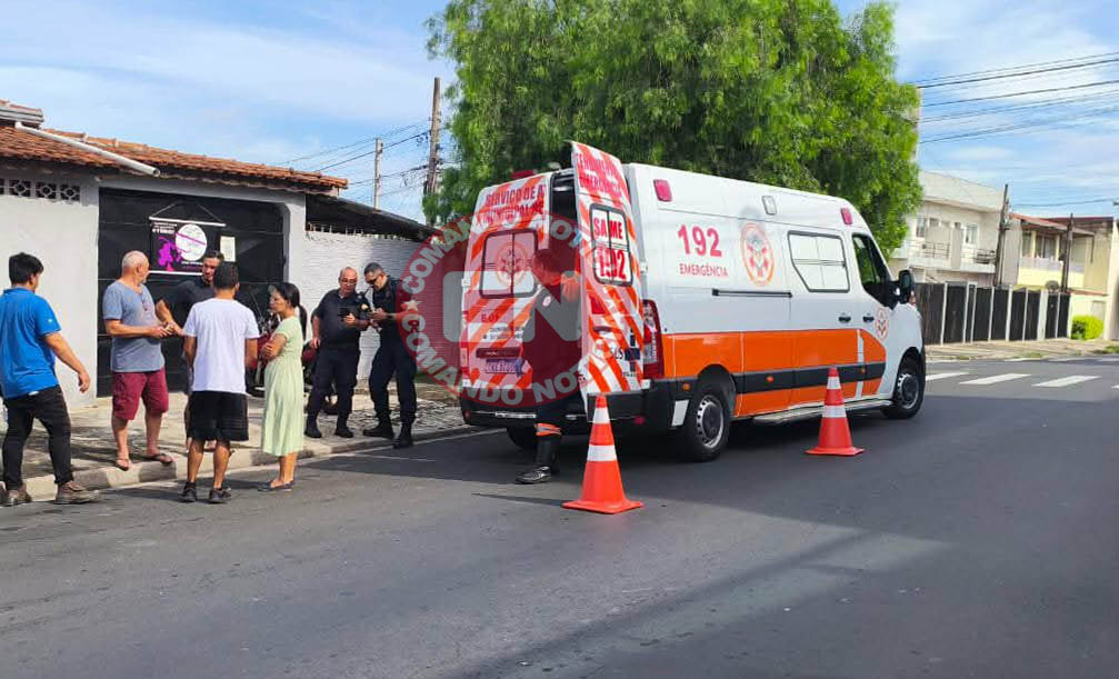Caminhão na contramão fere motociclista