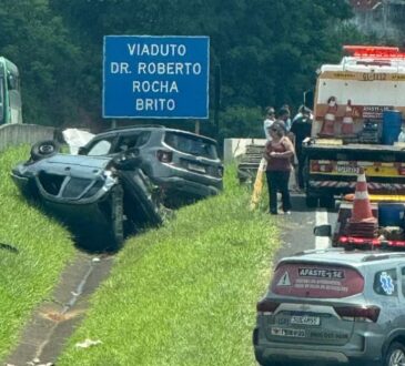 Capotamento rodovia de campinas eptv