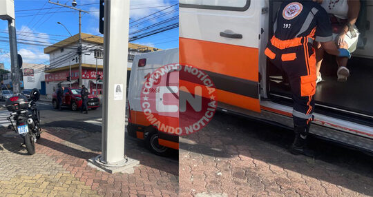 Colisão centro 15 com 11