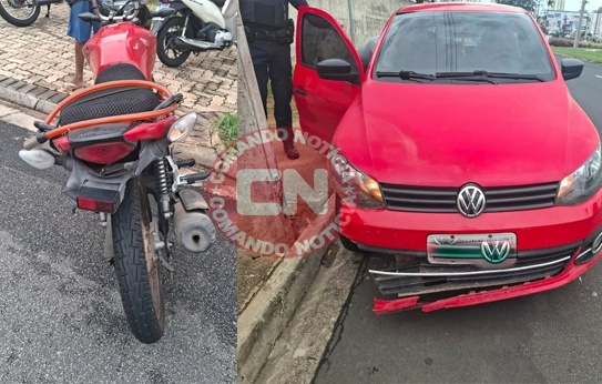 Colisão fere avo e neta