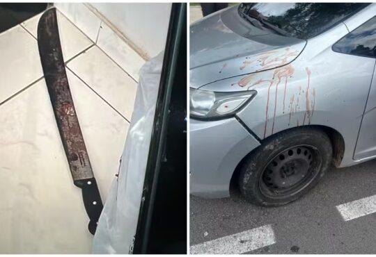 Foto arquipessoal filho esfaqueia pai com facão em jundiaí