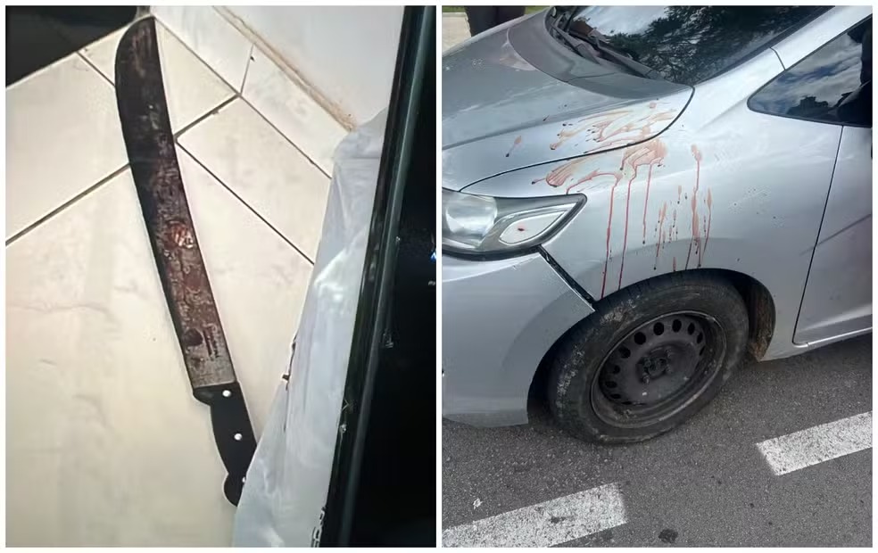 Foto arquipessoal filho esfaqueia pai com facão em jundiaí