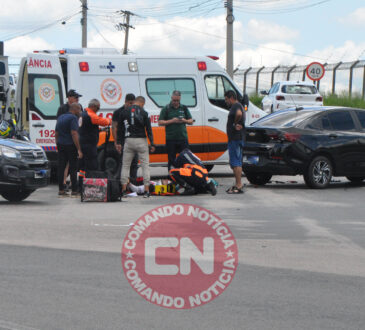 Motociclista fratura mandibula trevo unilever