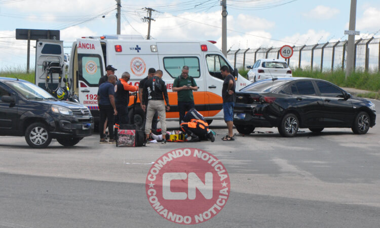 Motociclista fratura mandibula trevo unilever