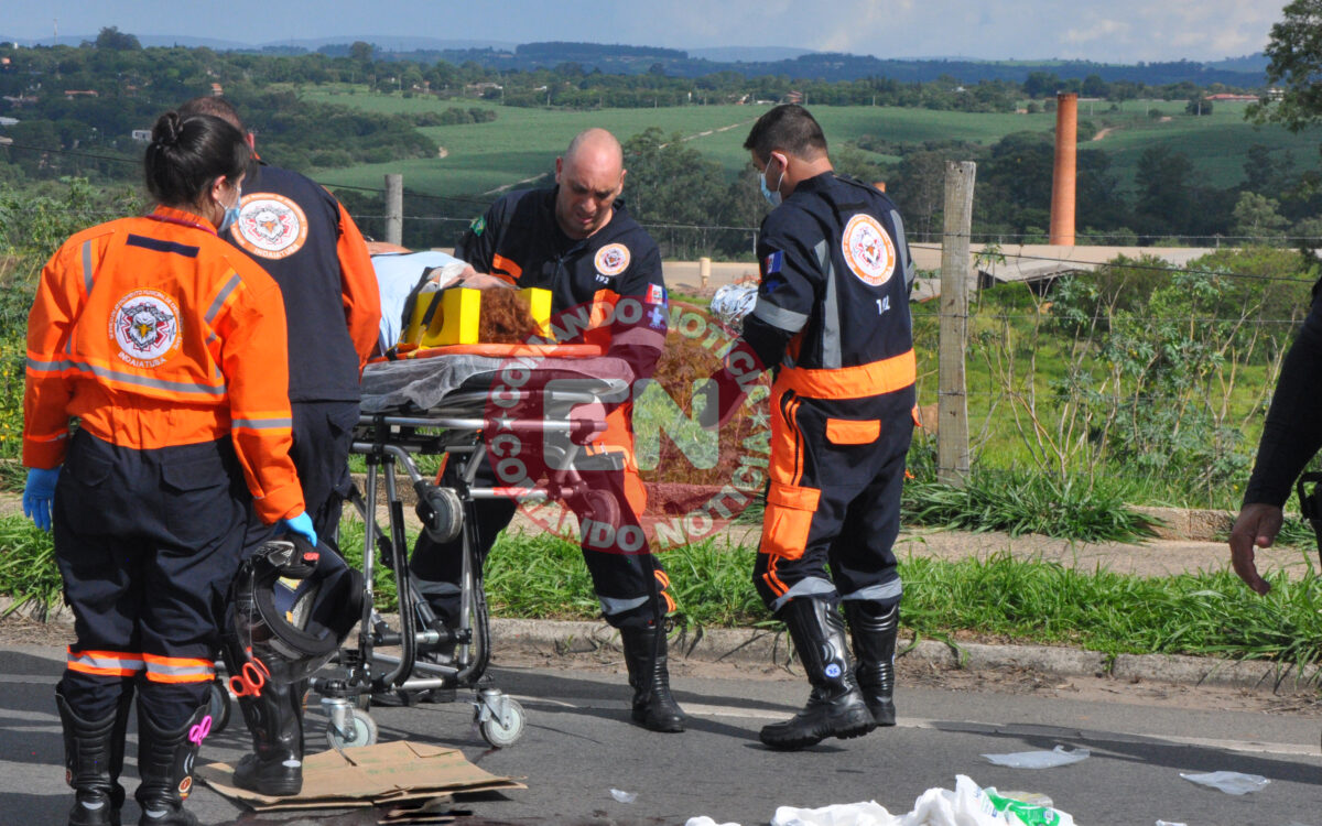 Mulher perde pÉ colisÃo 2