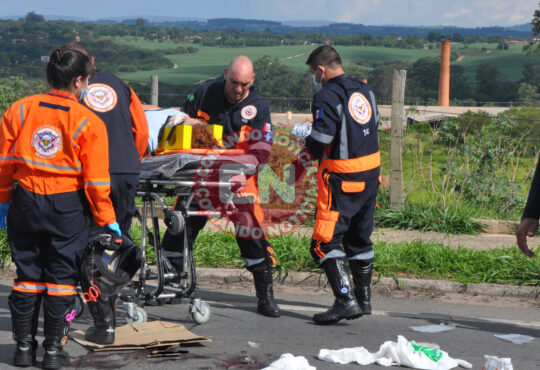 Mulher perde pÉ colisÃo 2