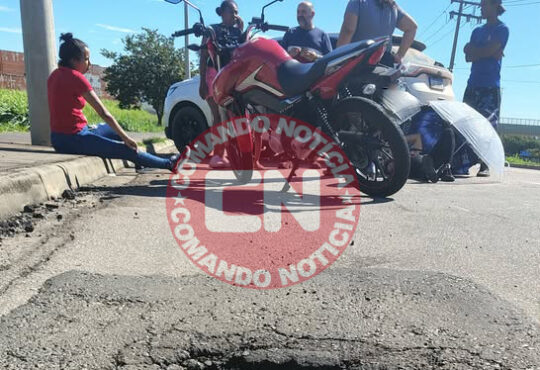 Mulheres de moto feridas rodoviÁria 1