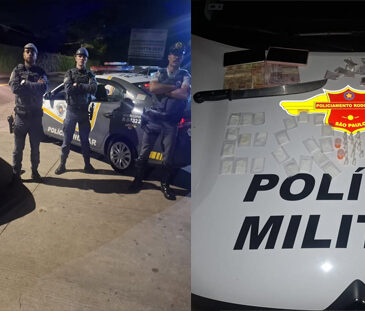 Pm rodoviaria prende casal drogas sapezal