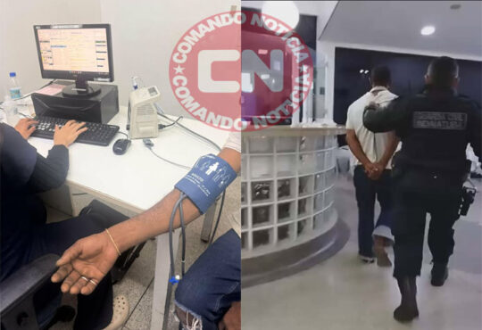 Traficante preso passa pelo haoc