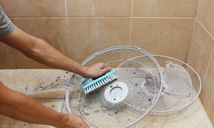 Limpeza de ventilador