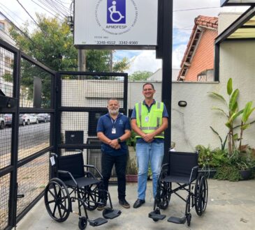 A campanha lacre solidário da via colinas garantiu duas cadeiras de rodas para a apmdfesp em campinas