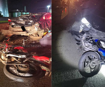 Acidenet envolve duas motos itu e morte