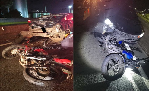 Acidenet envolve duas motos itu e morte