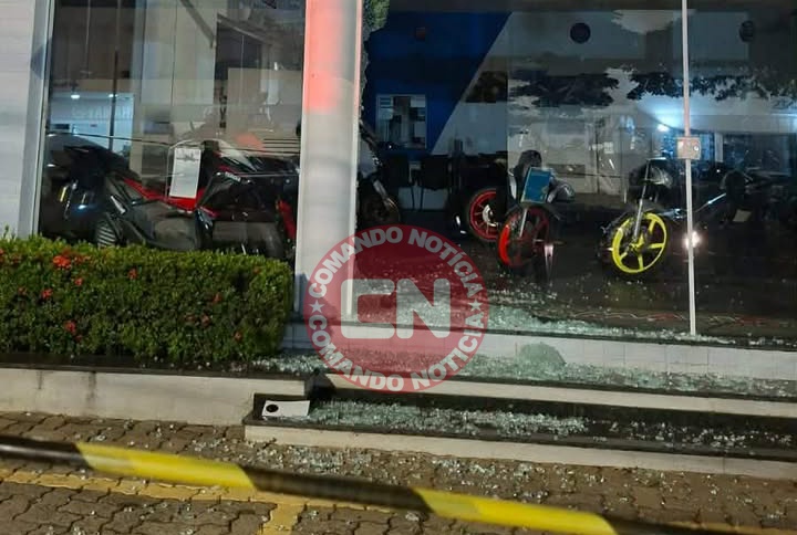 Arrombamento loja yamaha
