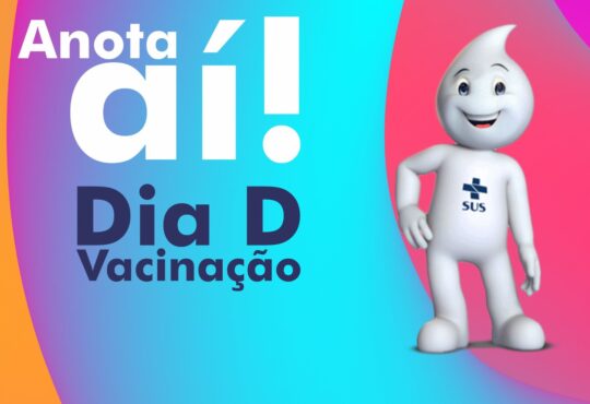 Arte dia d de vacinaÇÃo