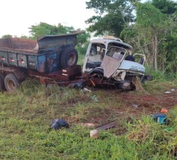 Acidenet caminhão teodoro sampaio mata dois